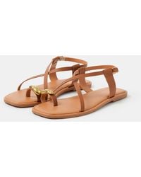 Accessorize - Metal Toe Detail Strappy Sandals - Lyst