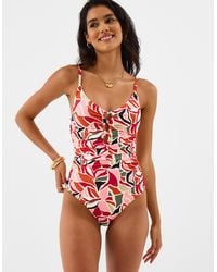 Accessorize - Abstract Cut Out Swimsuit - Lyst