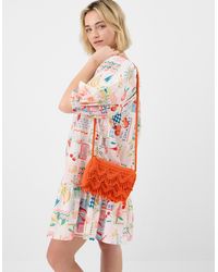 Accessorize - Beaded Macramé Crossbody Bag - Lyst