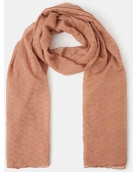 Accessorize - Lightweight Wave Stitch Scarf - Lyst