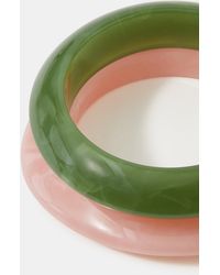 Accessorize - 2-Pack Resin Bangles - Lyst
