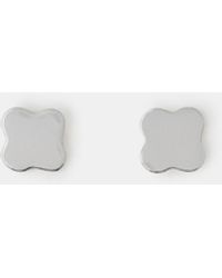 Accessorize - Sterling Clover Stud Earrings - Lyst