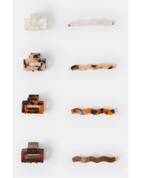 Accessorize - 8-Pack Tort Hair Slides & Claw Clips - Lyst
