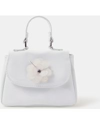 Accessorize - Appliqué Flower Handbag - Lyst
