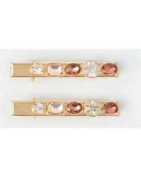 Accessorize - 2-Pack Gemstone Hair Clips - Lyst