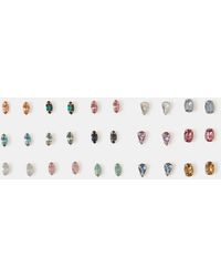 Accessorize - 15-Pack Gemstone Marquise Stud Earrings - Lyst