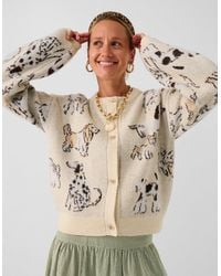Accessorize - X Good Manners Dog Print Cardigan - Lyst