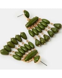 Accessorize - Beaded Chandelier Drop Earrings - Lyst
