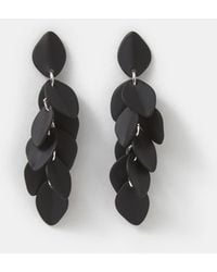 Accessorize - Willow Leaf Drop Earrings - Lyst