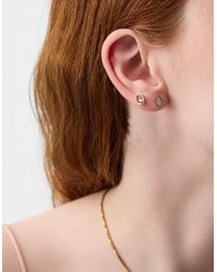 Accessorize - 5-Pack Gemstone Stud Earrings - Lyst