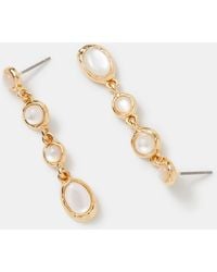 Accessorize - Mini Stone Drop Earrings - Lyst
