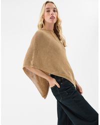 Accessorize - Regular Knitted Sparkle Knit Poncho - Lyst