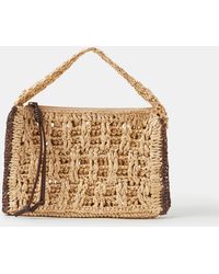 Accessorize - Woven Handheld Bag - Lyst