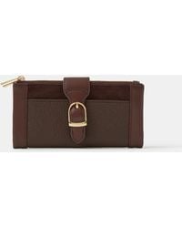 Accessorize - Buckle Faux Leather Wallet - Lyst