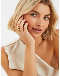 Accessorize - Chunky Wave Ring - Lyst