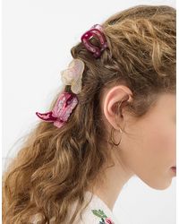Accessorize - 3-Pack Mini Cowboy Claw Clips - Lyst
