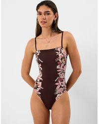 Accessorize - Floral Print Swimsuit - Lyst