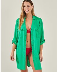 Accessorize - Women's Beach Shirt Green - Lyst