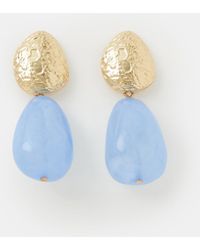 Accessorize - Molten Resin Drop Earrings - Lyst