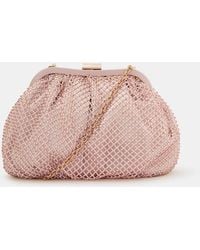 Accessorize - Sequin Clip Frame Clutch Bag - Lyst
