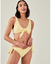 Accessorize - Bunny Tie Bikini Briefs Yellow - Lyst