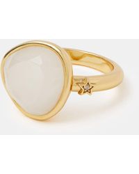 Accessorize - 14Ct-Plated Quartz Ring - Lyst