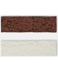 Accessorize - 2-Pack Lace Bando Headbands - Lyst