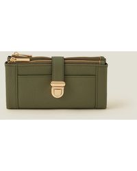 Accessorize - Pu Push Lock Wallet - Lyst