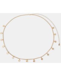 Accessorize - Coin Charm Belly Chain - Lyst