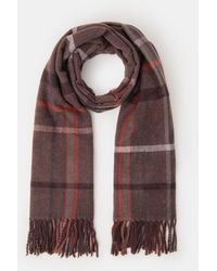 Accessorize - Check Print Blanket Scarf - Lyst