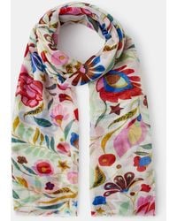 Accessorize - Lightweight Floral Print Scarf - Lyst