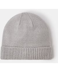 Accessorize - Plain Beanie Hat - Lyst