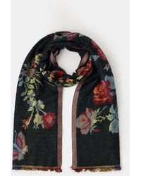 Accessorize - Floral Jacquard Blanket Scarf - Lyst