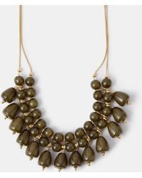 Accessorize - Chunky Beaded Necklace - Lyst
