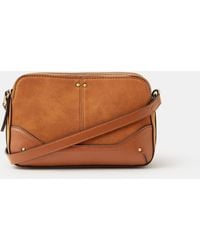 Accessorize - Classic Double Zip Crossbody Bag - Lyst