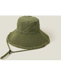 Accessorize - Women's Lace Trim Bucket Hat Green - Lyst