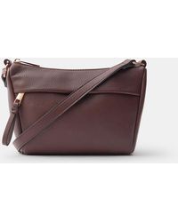 Accessorize - Zip Front Crossbody Bag - Lyst
