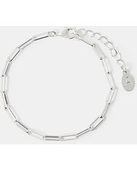 Accessorize - Paperclip Chain Bracelet - Lyst