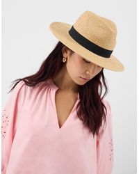 Accessorize - Woven Straw Panama Hat - Lyst