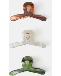 Accessorize - 3-Pack Mini Twist Claw Clips - Lyst