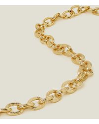 Accessorize - Women's 14ct Gold-plated Chunky Curb Chain - Lyst