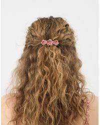 Accessorize - Sparkle Floral Barrette Hair Clip - Lyst