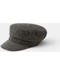 Accessorize - Herringbone Baker Boy Hat - Lyst