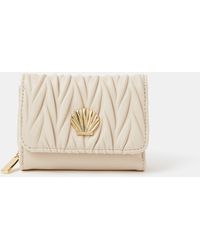 Accessorize - Shell Tri-Fold Purse - Lyst