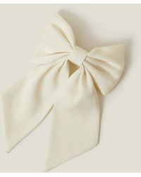 Accessorize - Satin Bow Hair Clip - Lyst