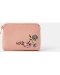 Accessorize - Floral Embroidered Coin Purse - Lyst