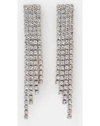 Accessorize - Cascading Crystal Drop Earrings - Lyst
