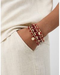 Accessorize - 8-Pack Mix Bead Stretch Bracelets - Lyst