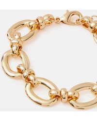 Accessorize - Chunky Oval Link Chain Bracelet - Lyst