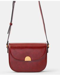 Accessorize - Patent Crossbody Bag Leather - Lyst